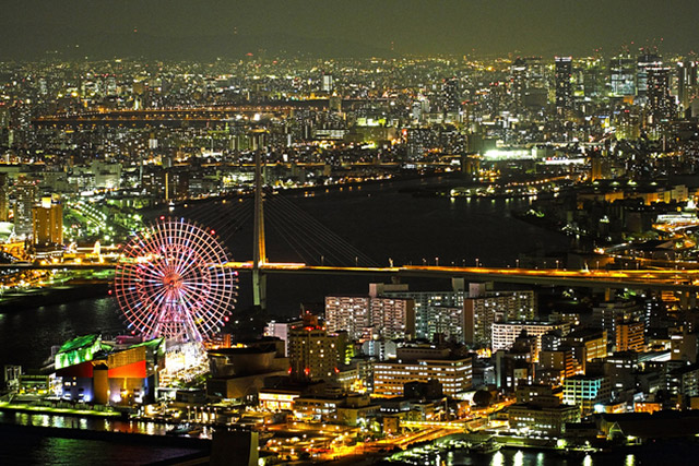 Osaka Bay Night